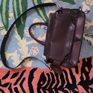 Rag & Bone Pilot Bag In Bordeaux / Burgundy